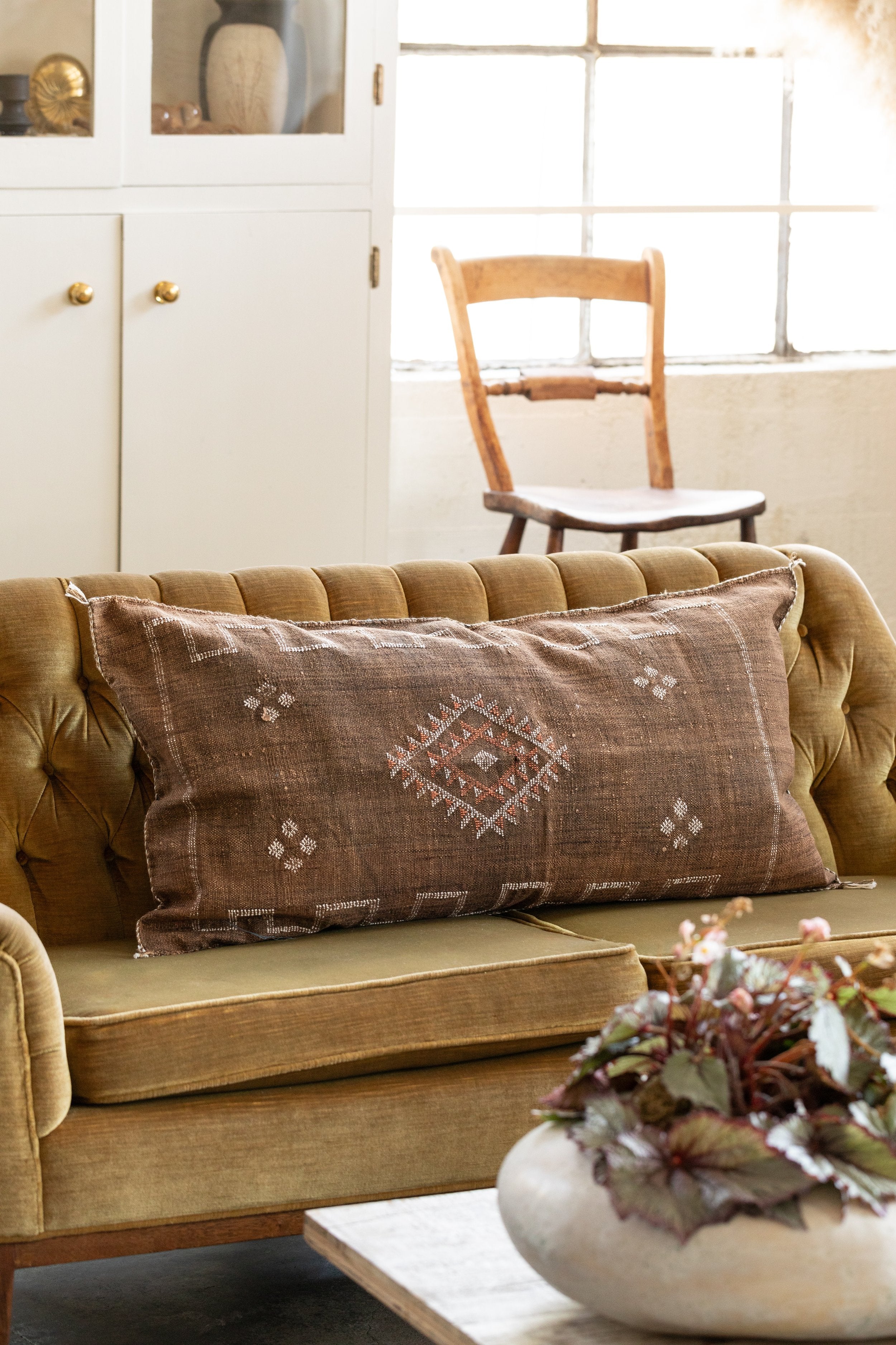 XL Sabra Cactus Silk Moroccan Pillow – Hoppe Shoppe
