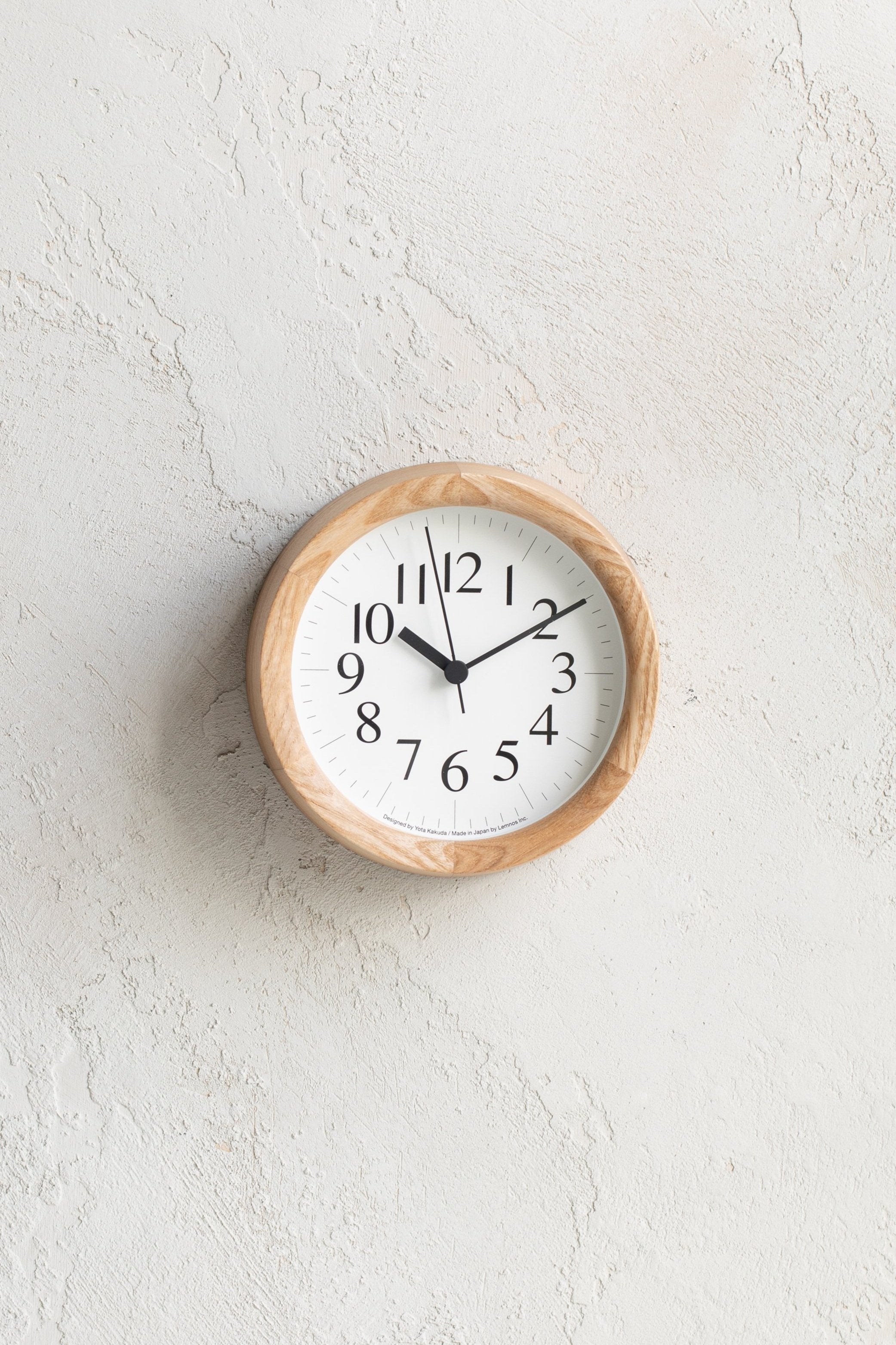 Clock B Small Natural | Wall and Desk Clock | Wood – Hoppe Shoppe