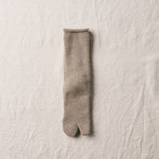 Organic Cotton Yak Pile Tabi Socks