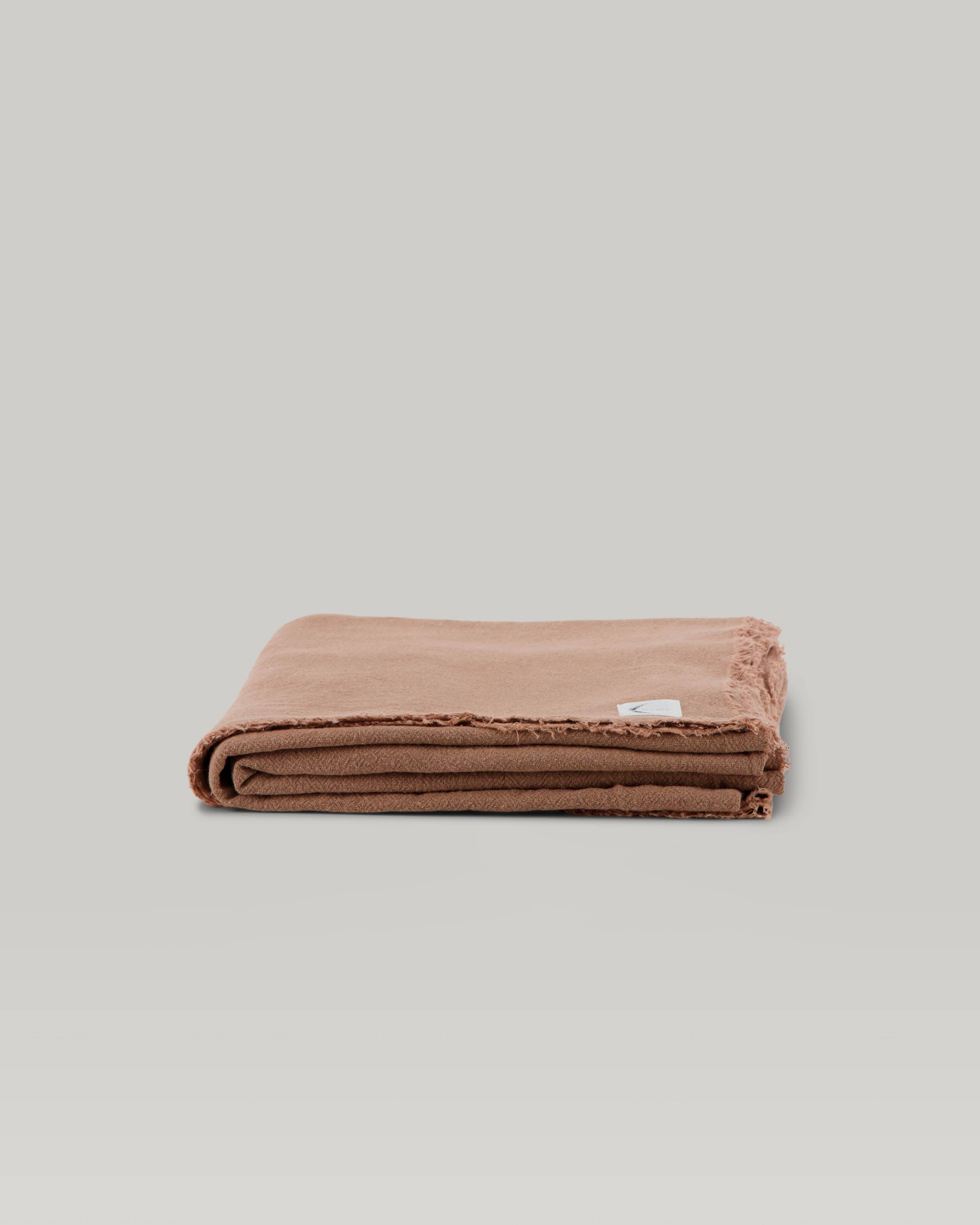 French Raw Linen Throw
