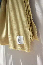 French Raw Linen Throw