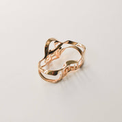 Wave Hair Claw Clip in Gold