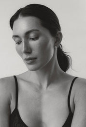 Crescent Earrings Sterling Silver