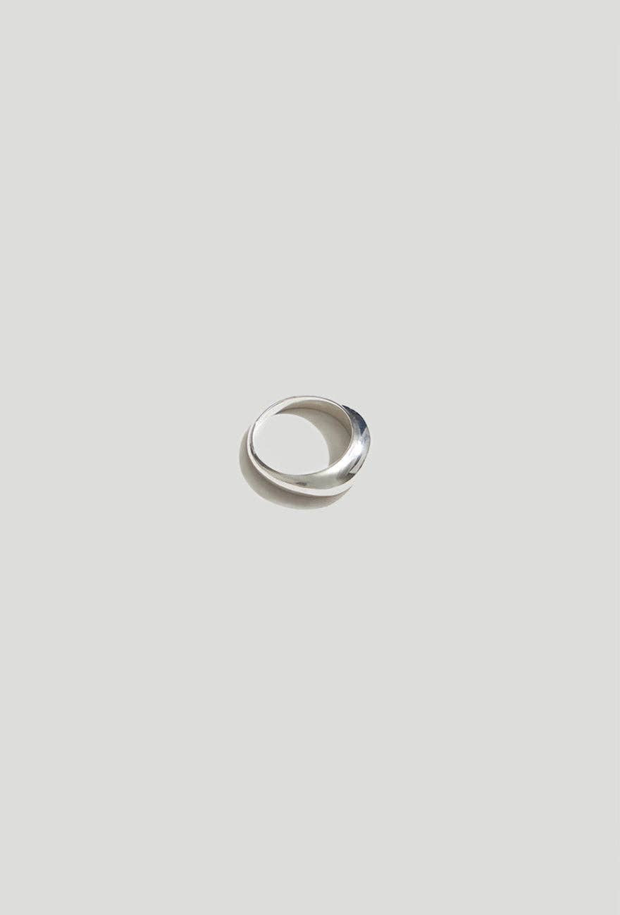 Mini Domed Ring Silver