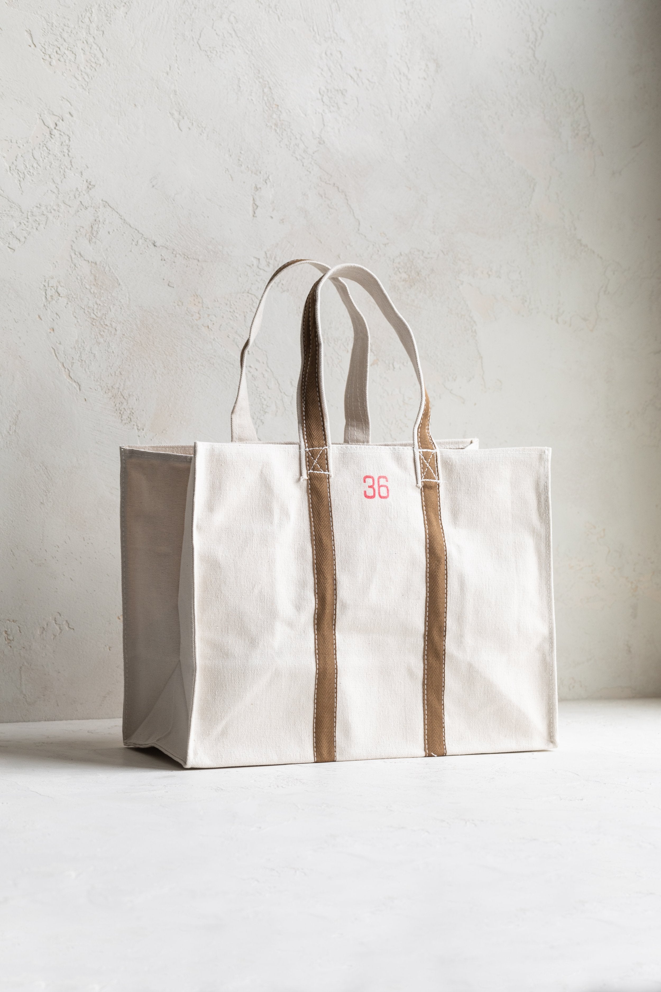 Canvas Tote Bag Long Handles Size 36 – Hoppe Shoppe