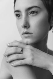 Mini Domed Ring Silver
