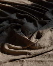 French Raw Linen Throw