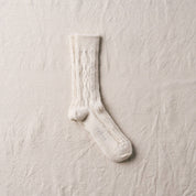 Alpaca Cable Pattern Socks