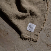 French Raw Linen Throw