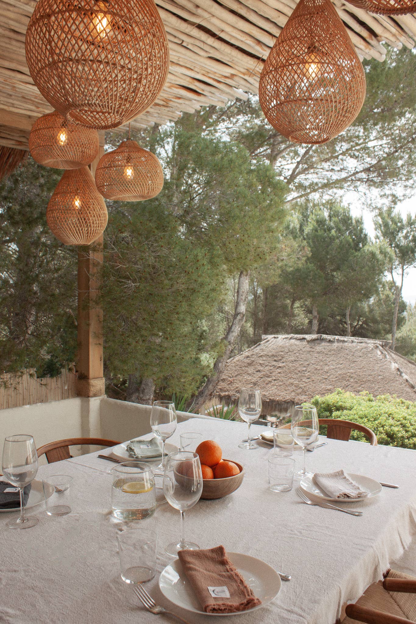 French Raw Linen Throw