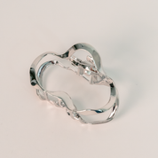 Wave Hair Claw Clip in Silver