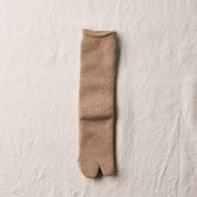 Organic Cotton Yak Pile Tabi Socks