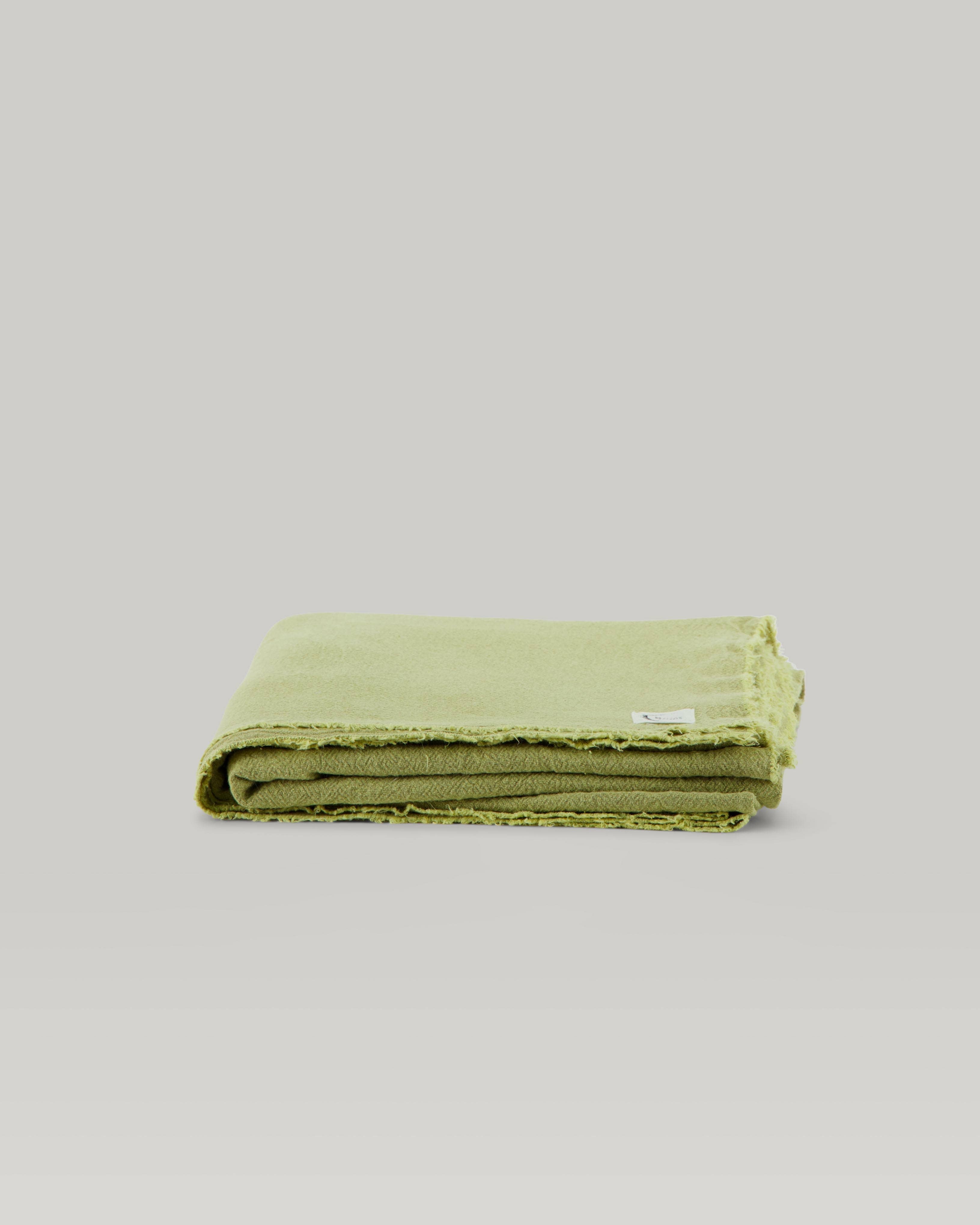 French Raw Linen Throw