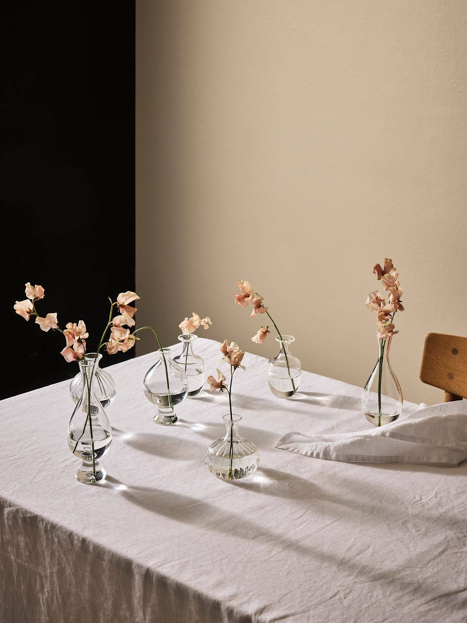 Como Vases Clear