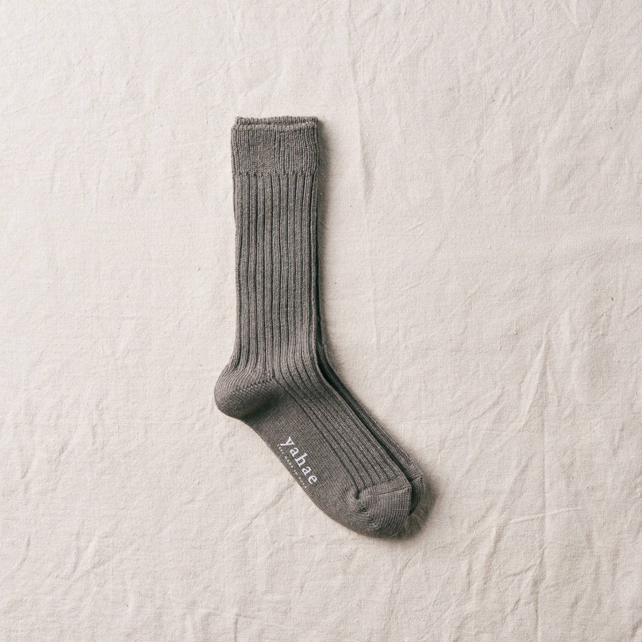 Organic Cotton Yak Ribbed Socks