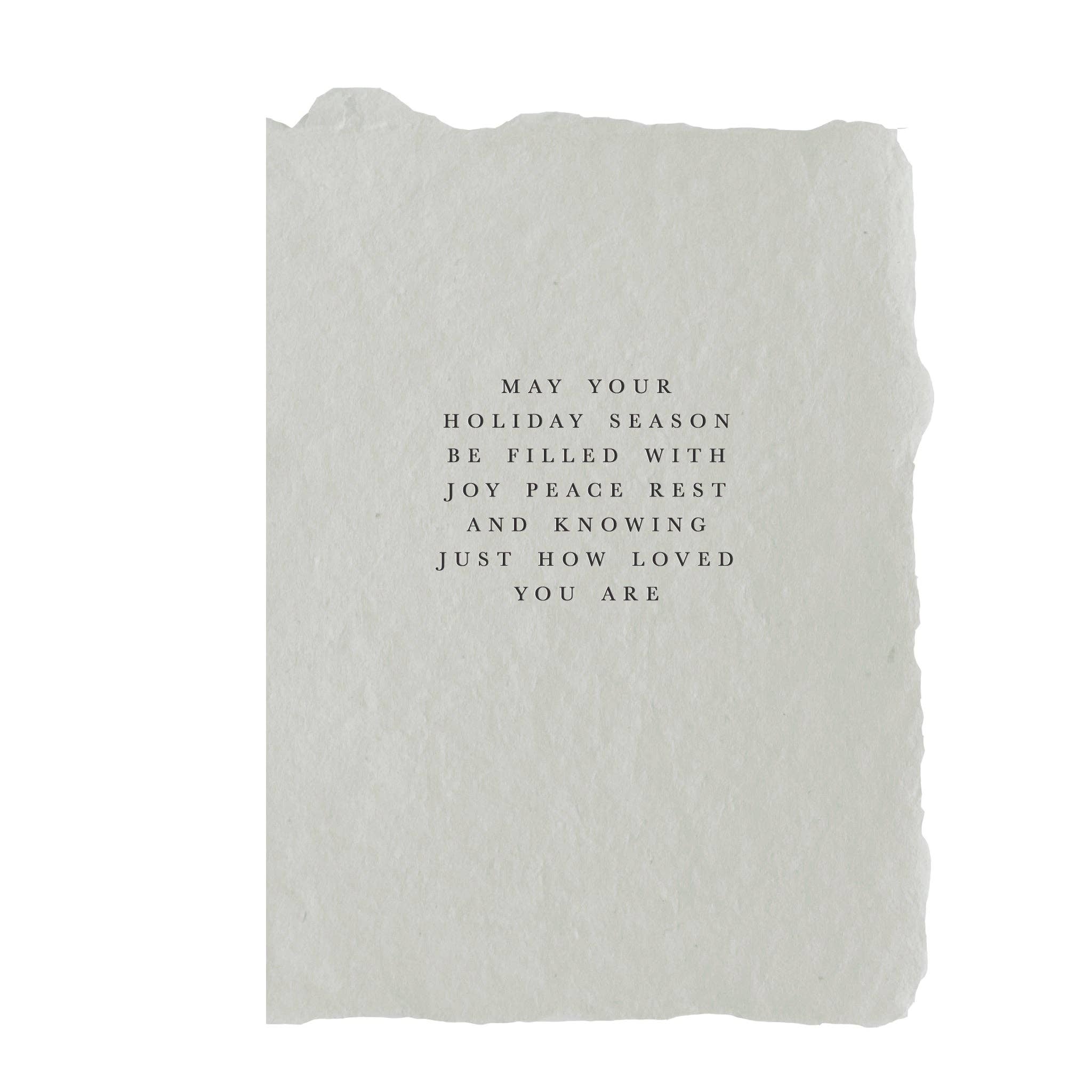 Just How Loved You Are Holiday card