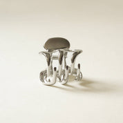 Metal Hair Claw Clip | Silver