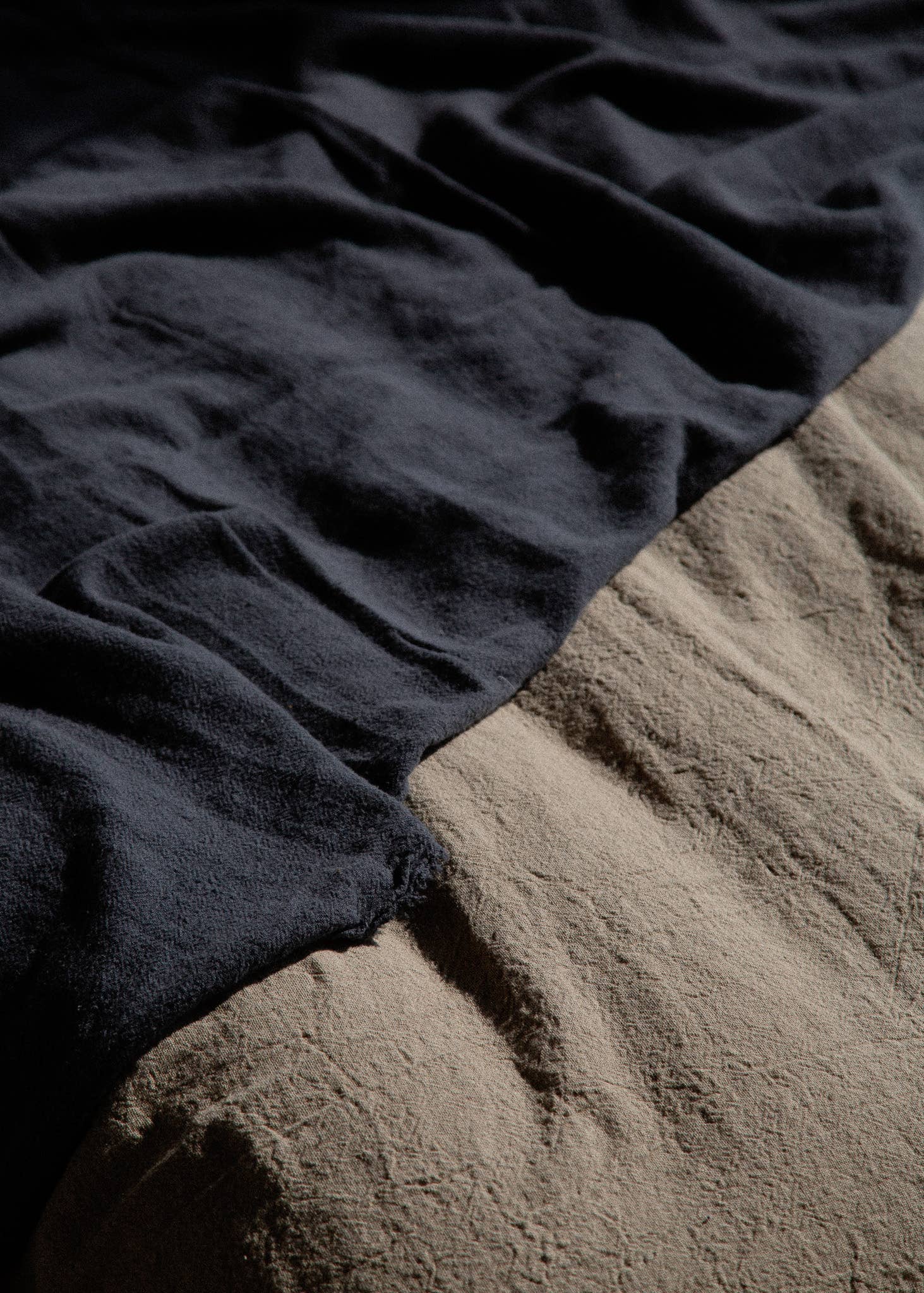 French Raw Linen Throw
