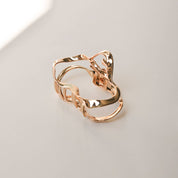 Wave Hair Claw Clip in Gold