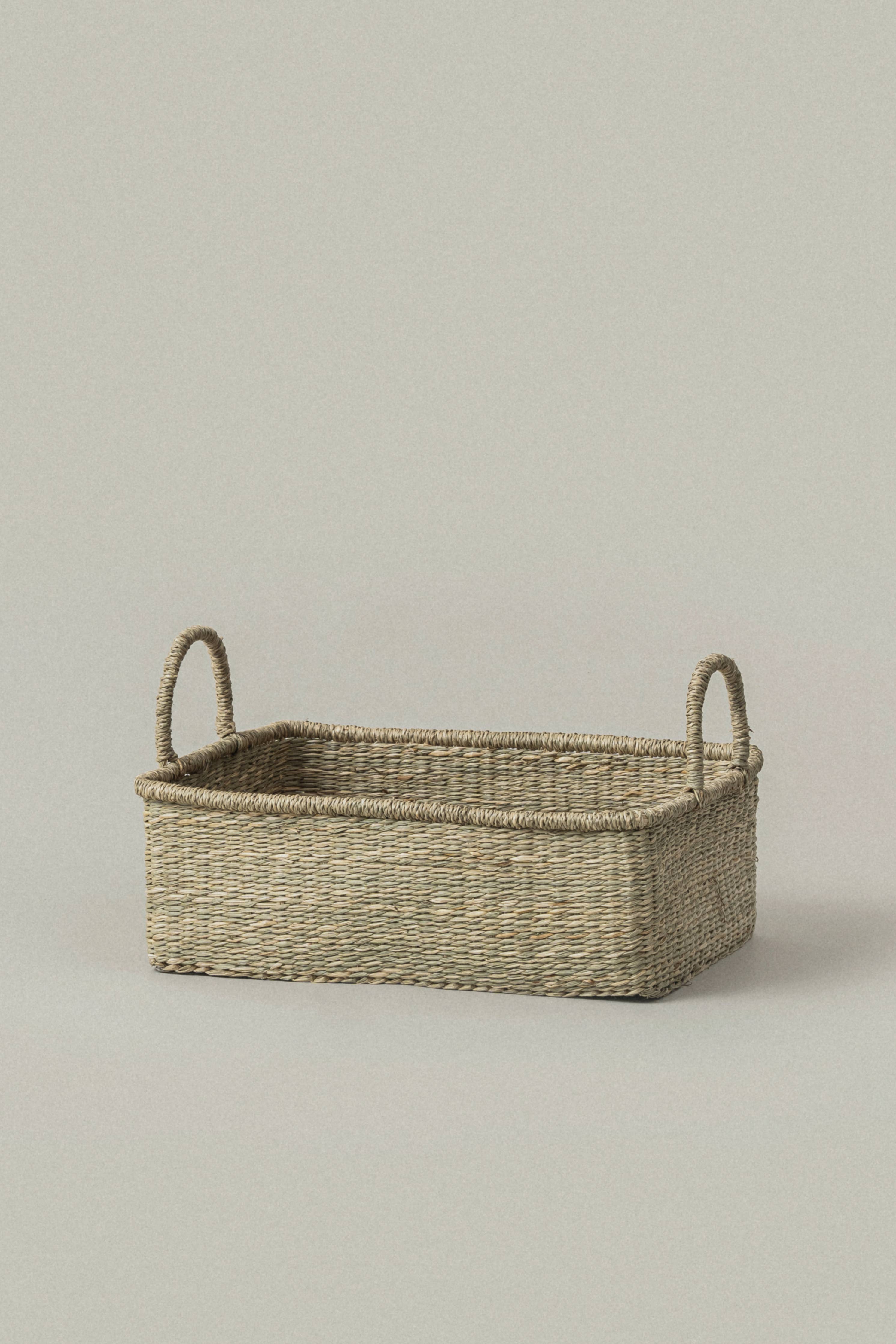 Seagrass Basket with Handles – Lima Rectangular Large