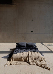 French Raw Linen Throw