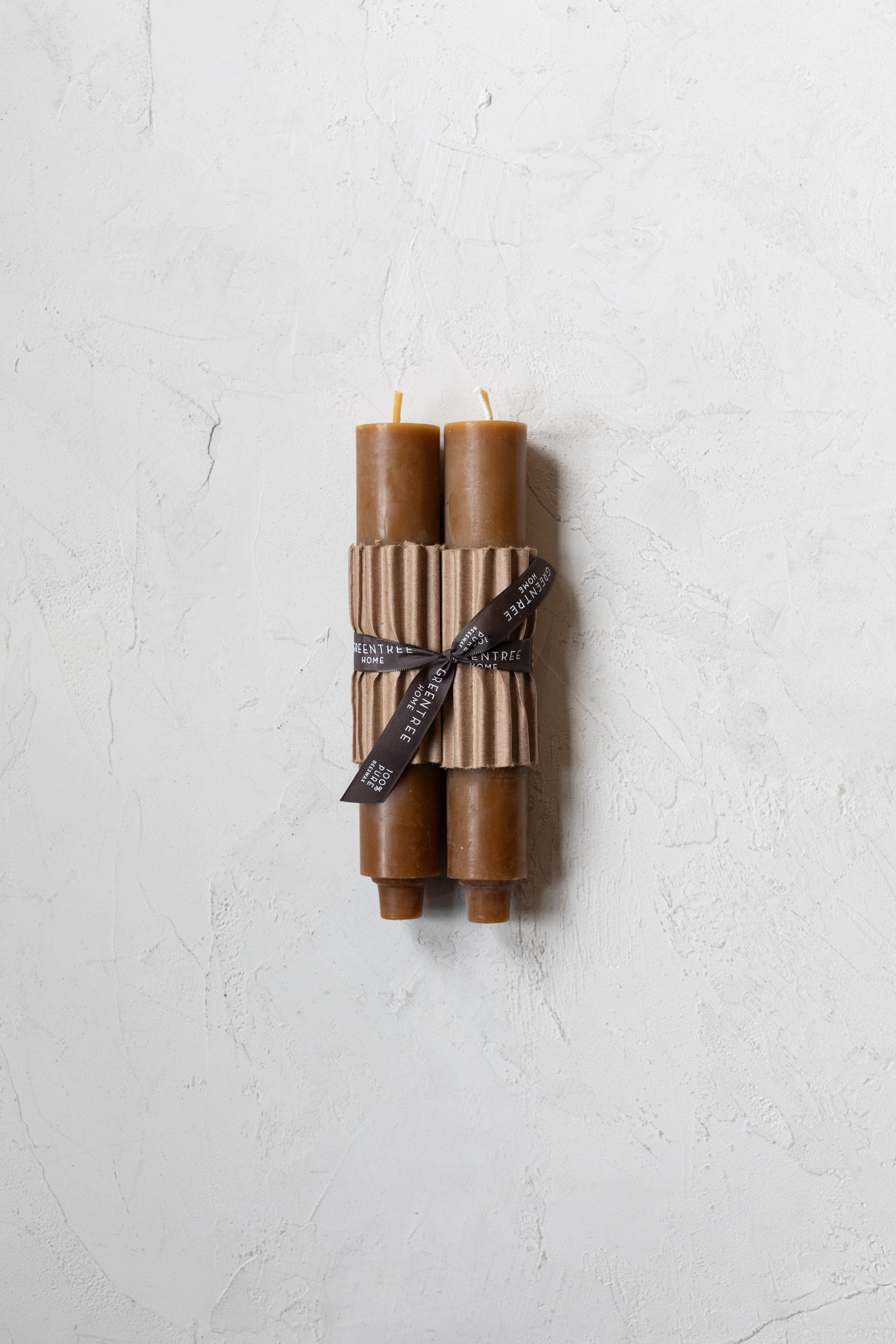 Greentree Home Candle Column Beeswax Tapers - Thumbnail 3