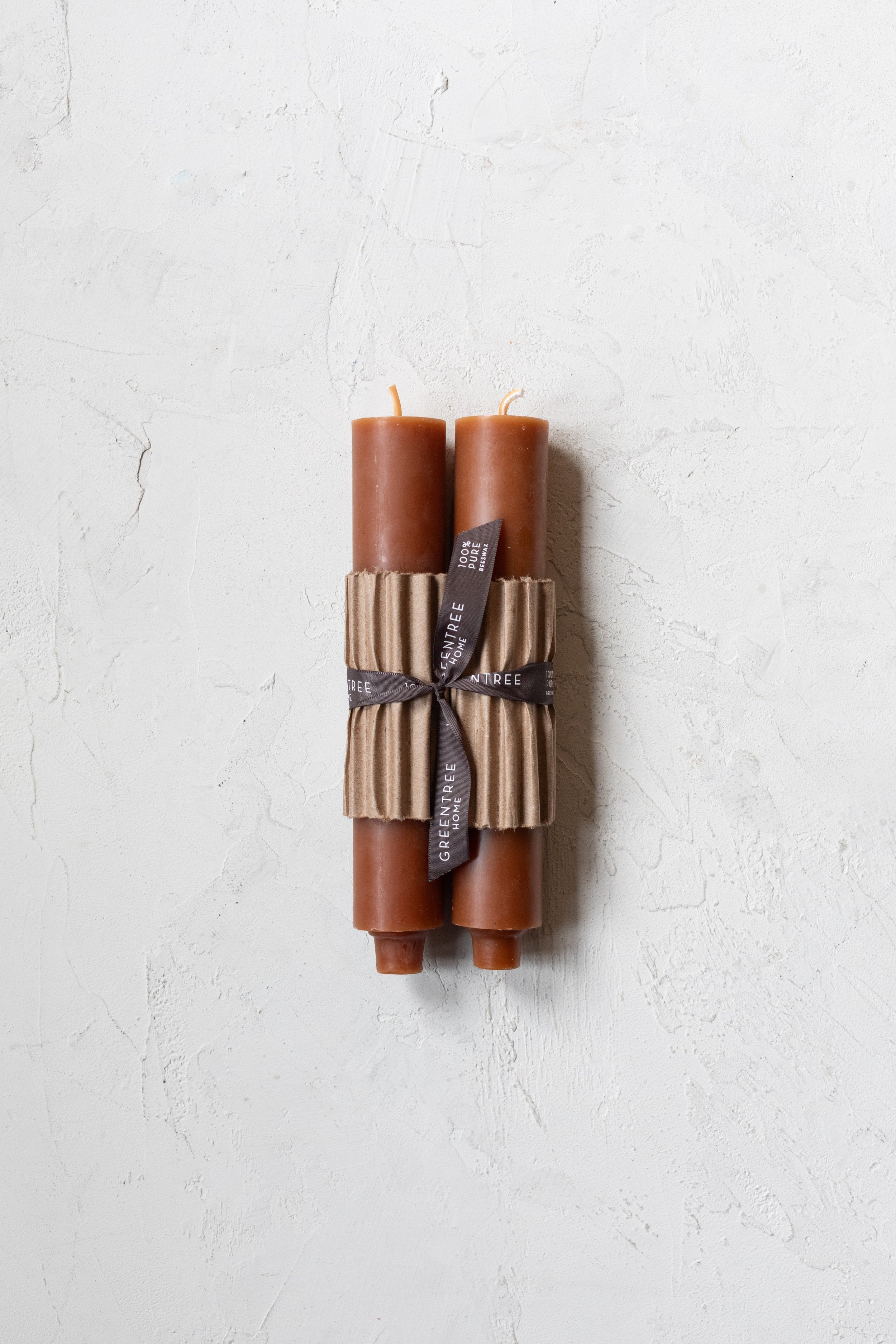 Greentree Home Candle Column Beeswax Tapers