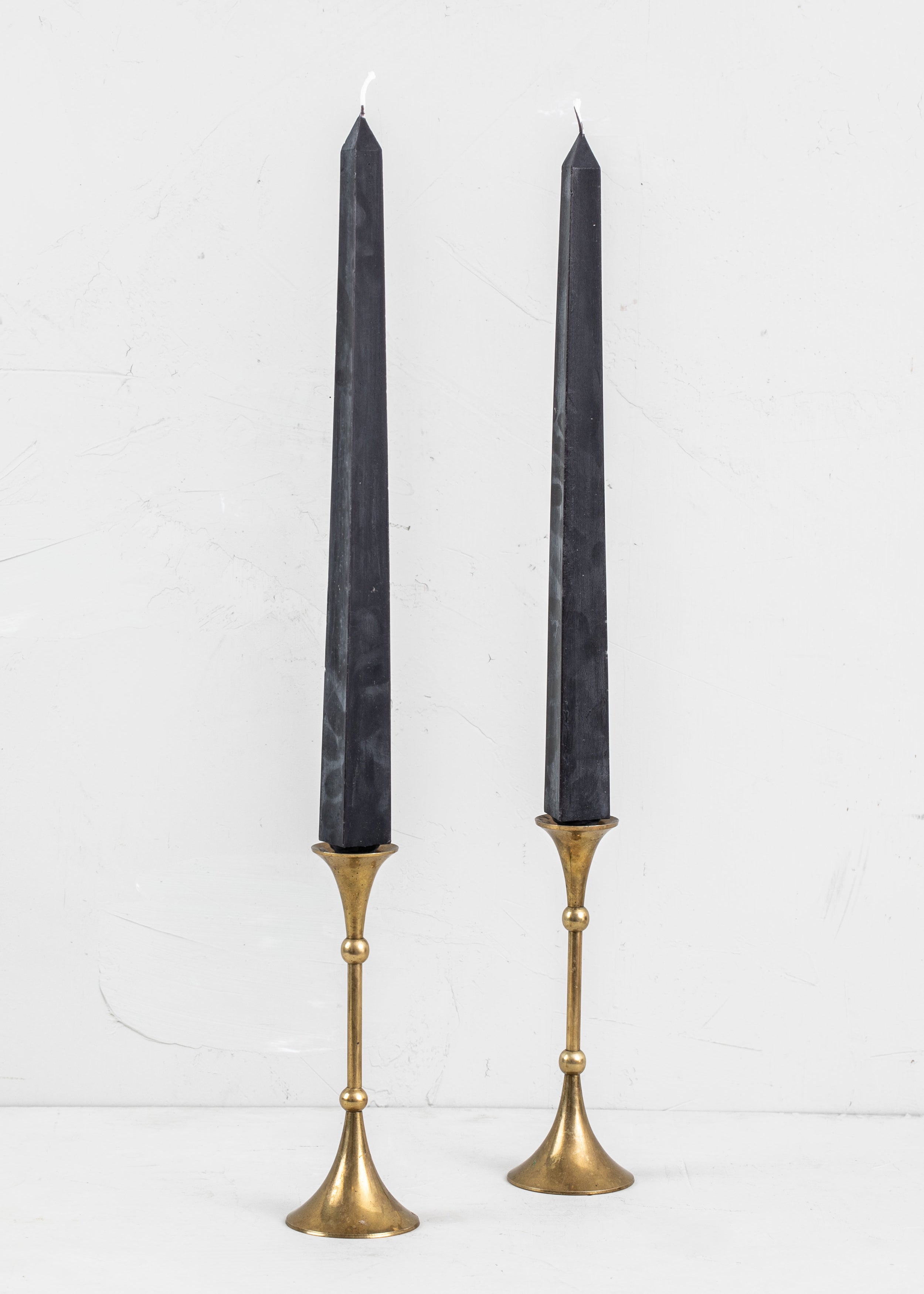 Large Square Beeswax Taper Candles - Multiple Colors