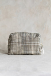 Khadi Cotton Toiletry Bag - Riga Charcoal