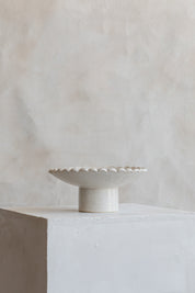 Scalloped Pedestal Bowl