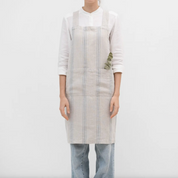 Linen Crossback Pinafore Apron - Multiple Colors