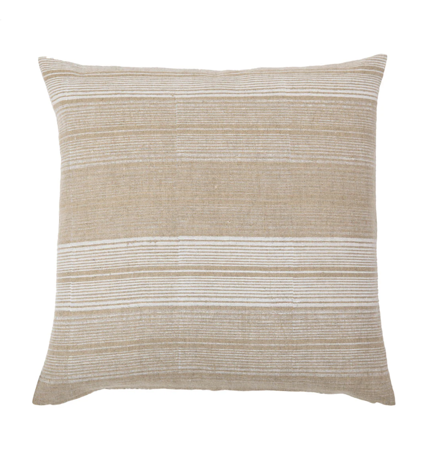 Stripes Shades of White Pillow