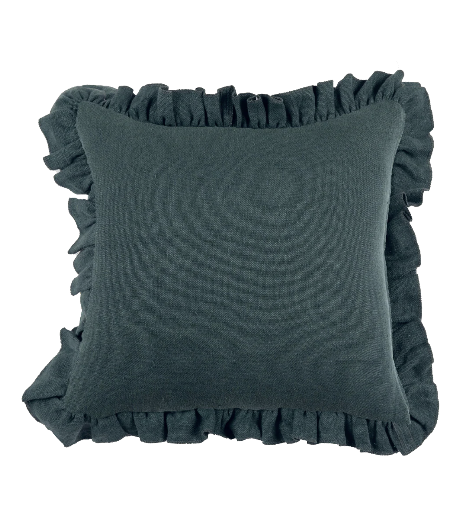 Anika Teal Ruffle Pillow