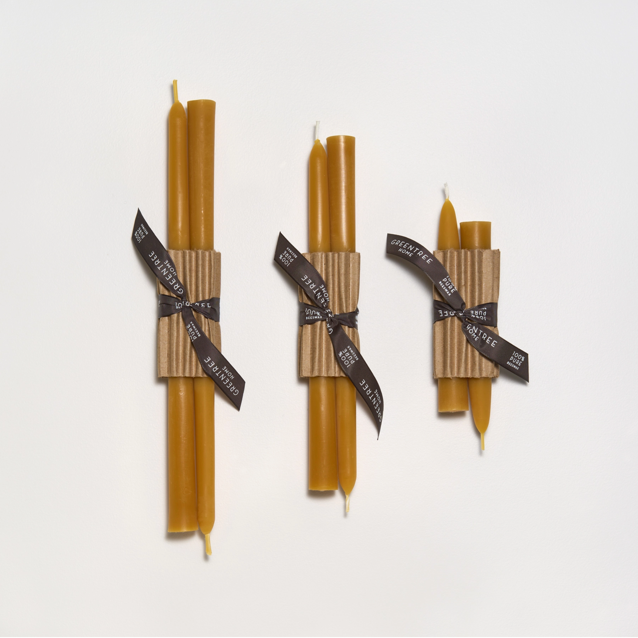 Everyday Beeswax Taper Candles - Multiple Colors