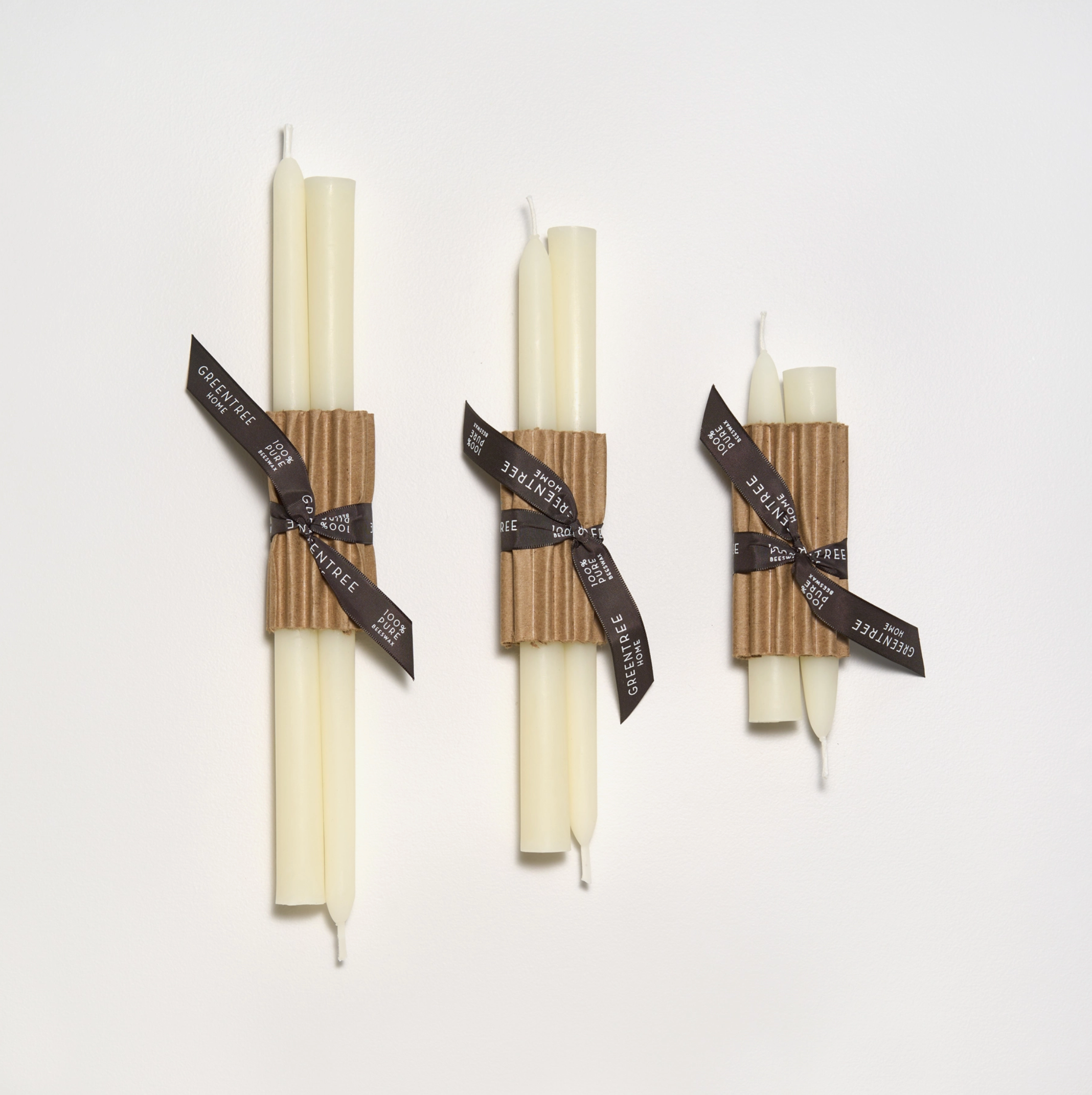 Everyday Beeswax Taper Candles - Multiple Colors