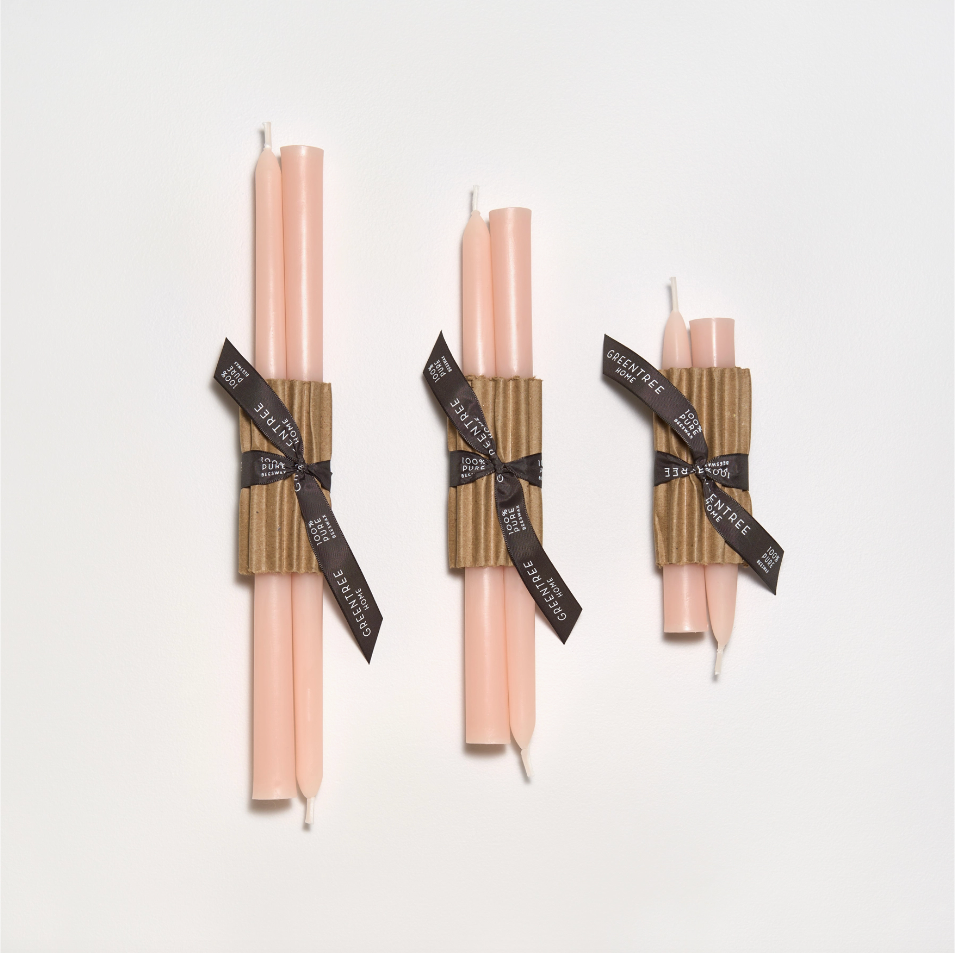 Everyday Beeswax Taper Candles - Multiple Colors