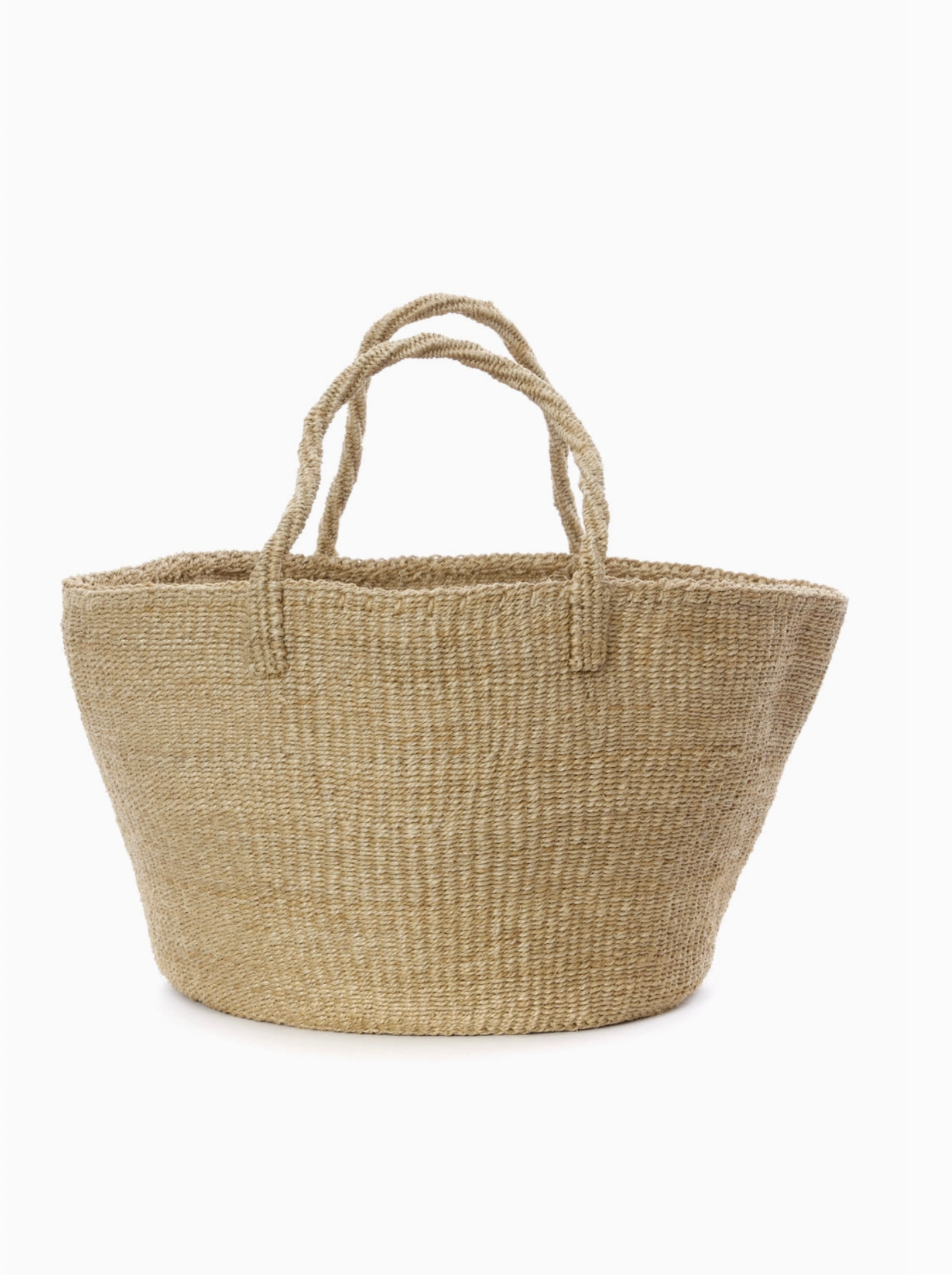 Sisal Market Bag - Soft Beige