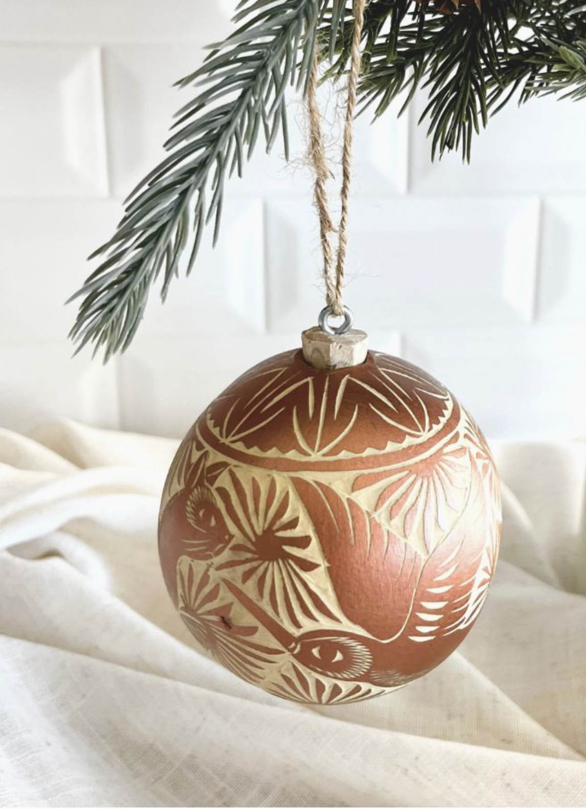 Hand Carved Ornament