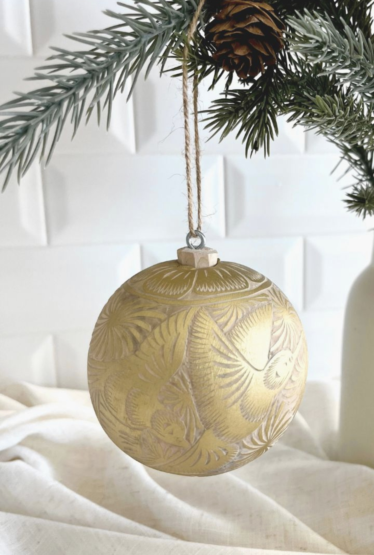 Hand Carved Ornament