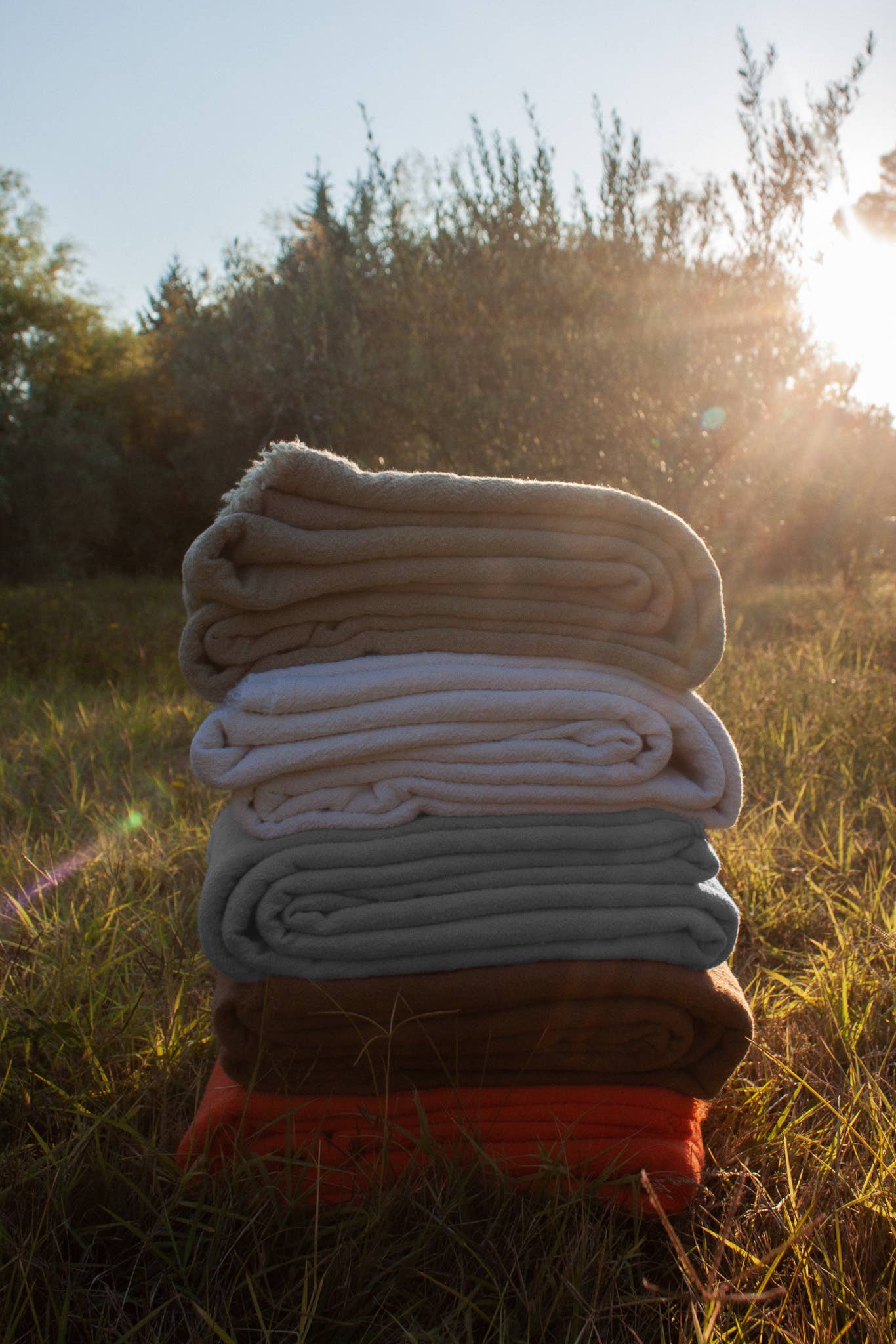 French Raw Linen Throw