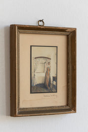 Antique Wallace Nutting Hand-colored Photograph