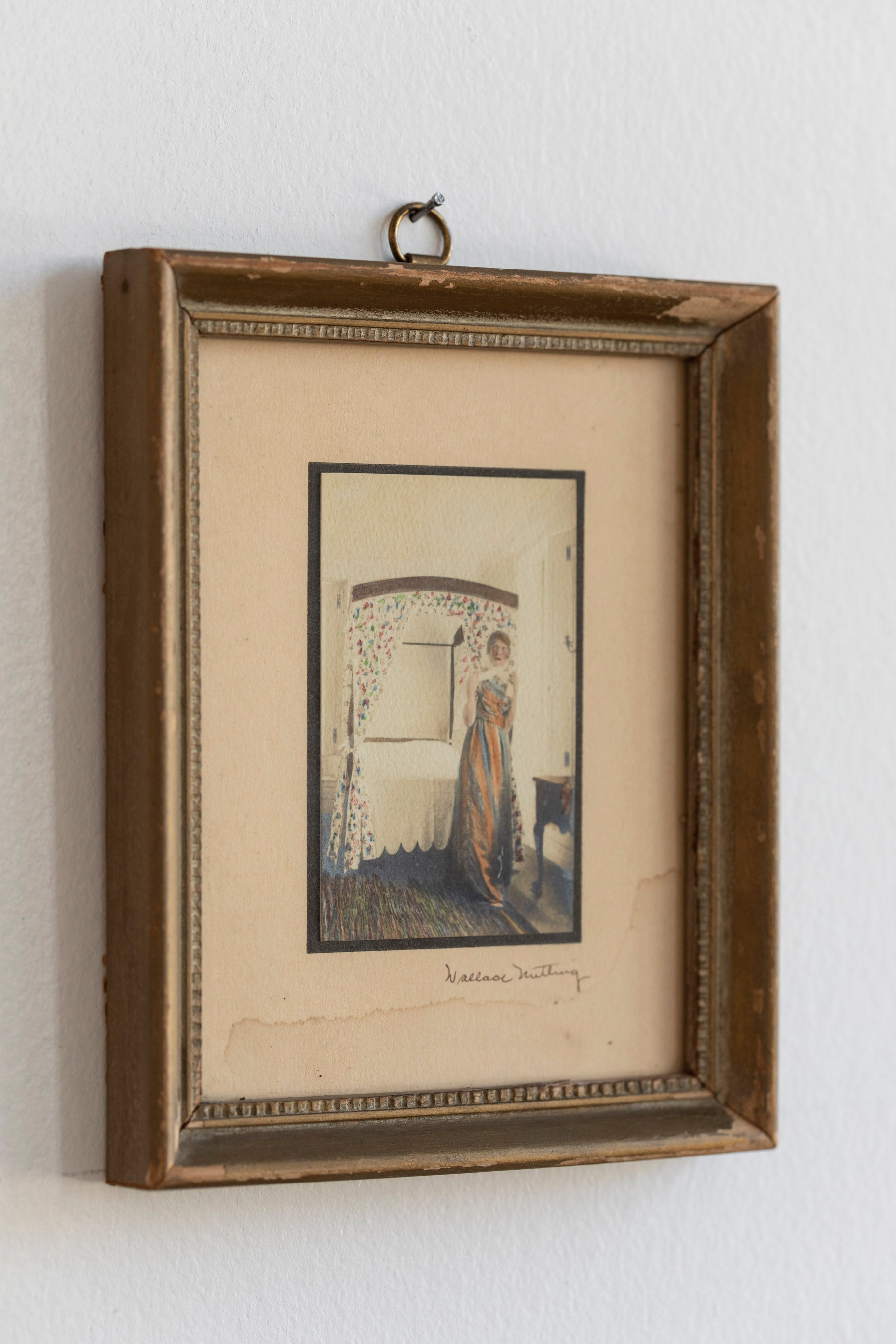 Antique Wallace Nutting Hand-colored Photograph