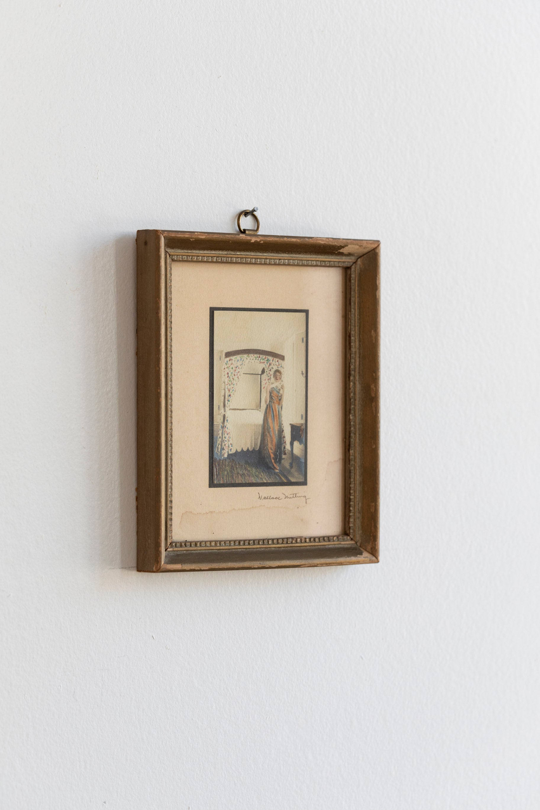 Antique Wallace Nutting Hand-colored Photograph