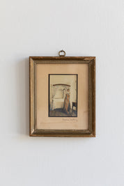 Antique Wallace Nutting Hand-colored Photograph
