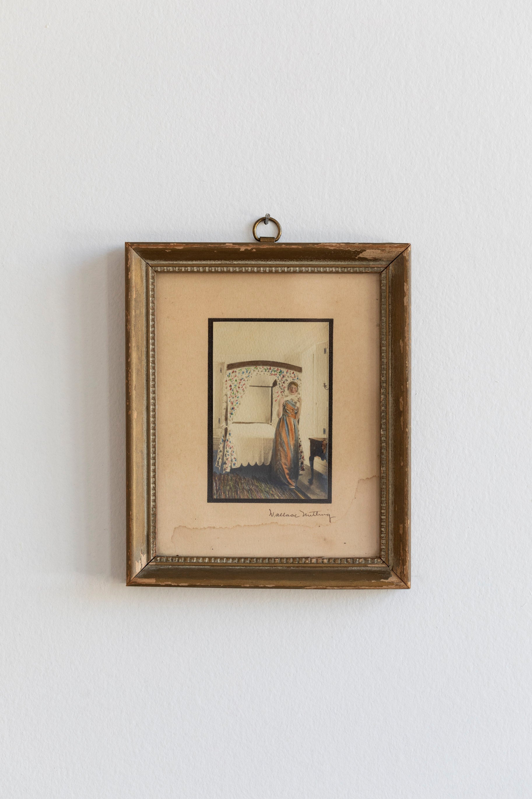 Antique Wallace Nutting Hand-colored Photograph
