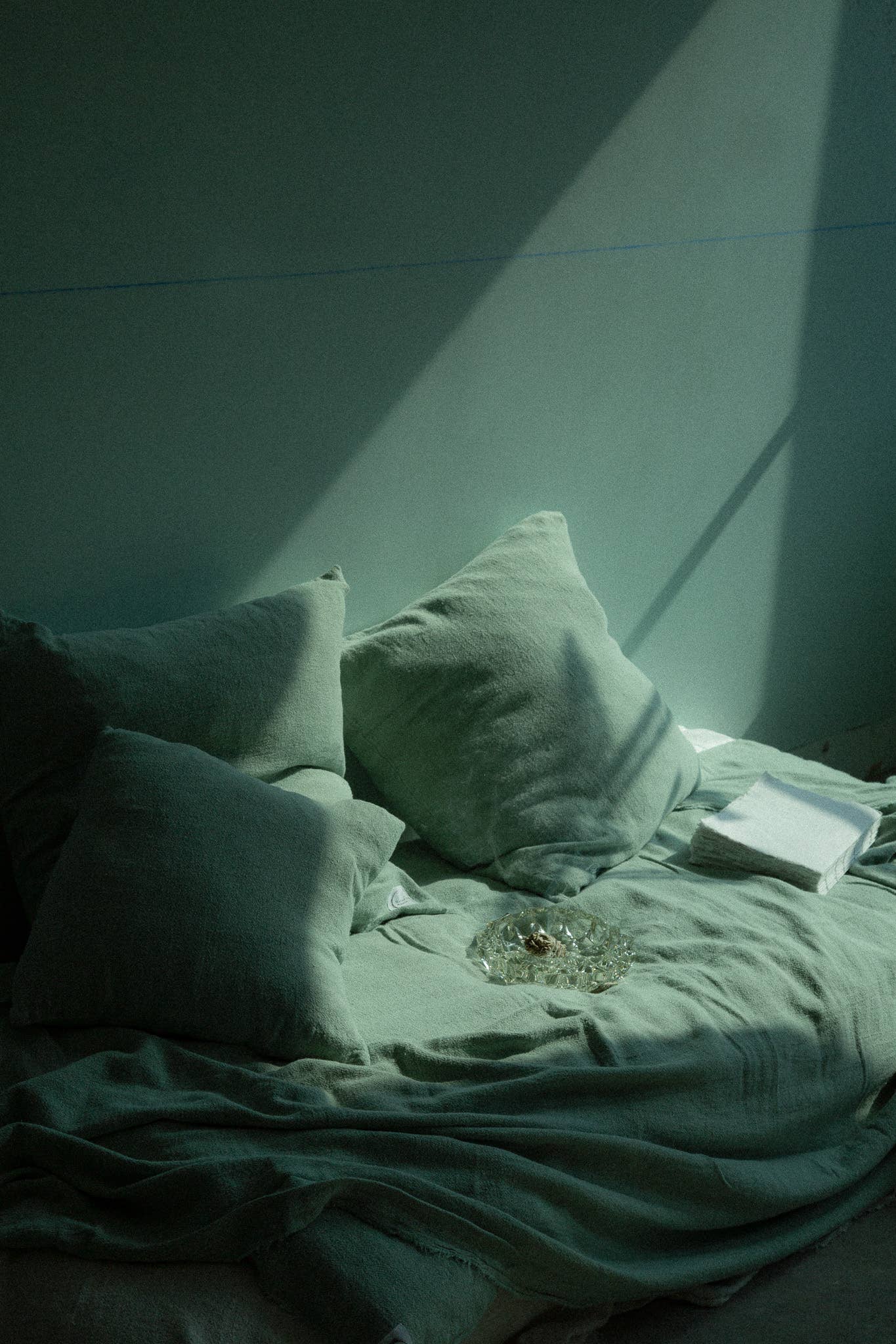 French Raw Linen Throw