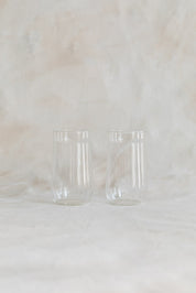 Angle Bell Highball Glasses