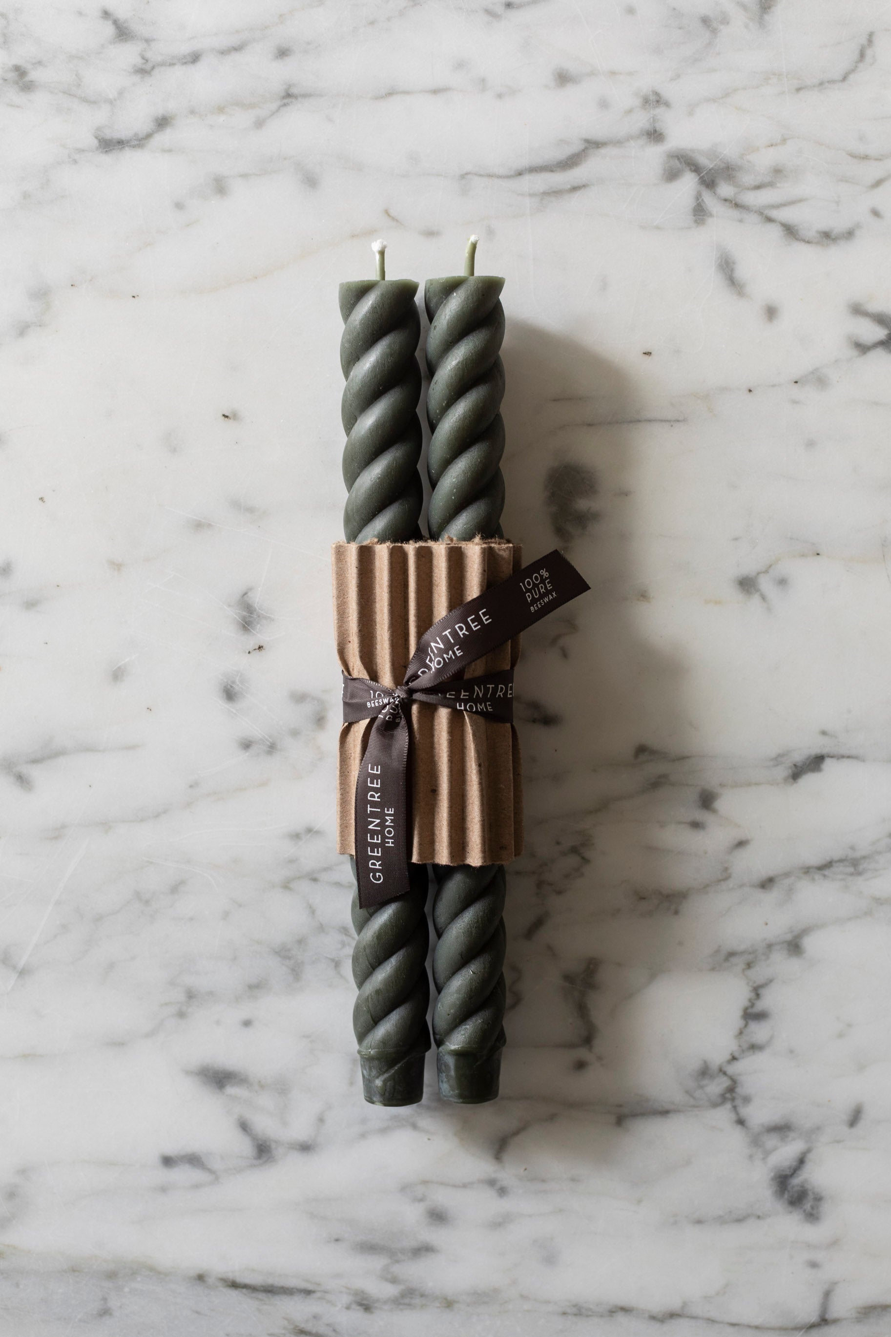 Rope Beeswax Tapers - Multiple Colors