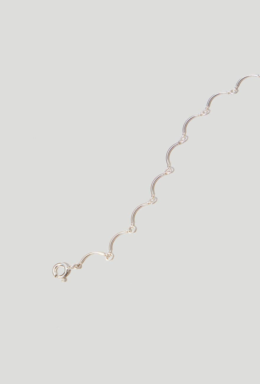 Scallop Necklace Silver