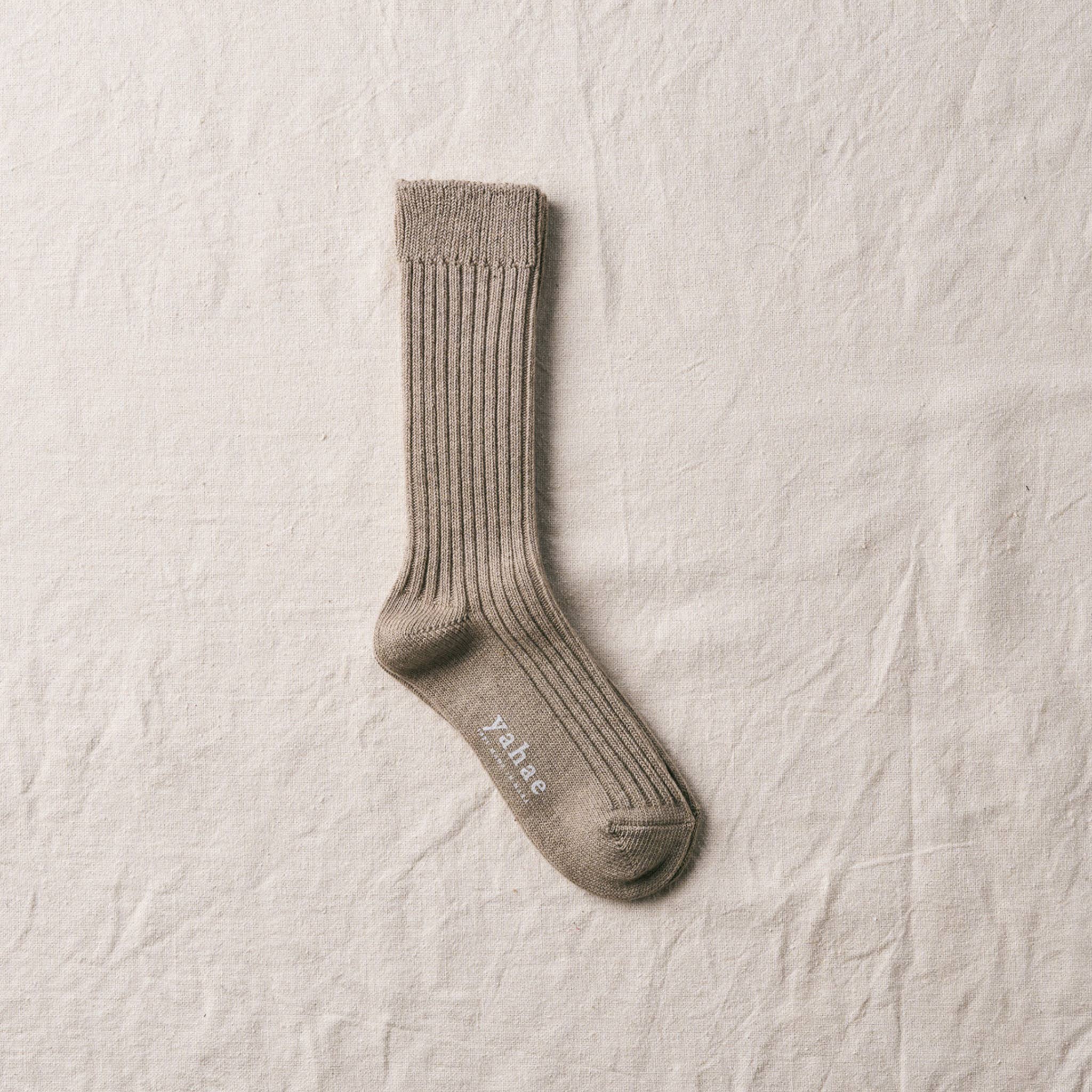 Organic Cotton Yak Ribbed Socks